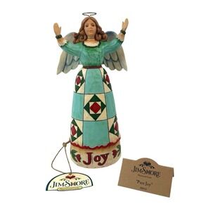 Jim Shore Pure Joy  Small Peace Angel Christmas Figurine Halo Wings Original Box